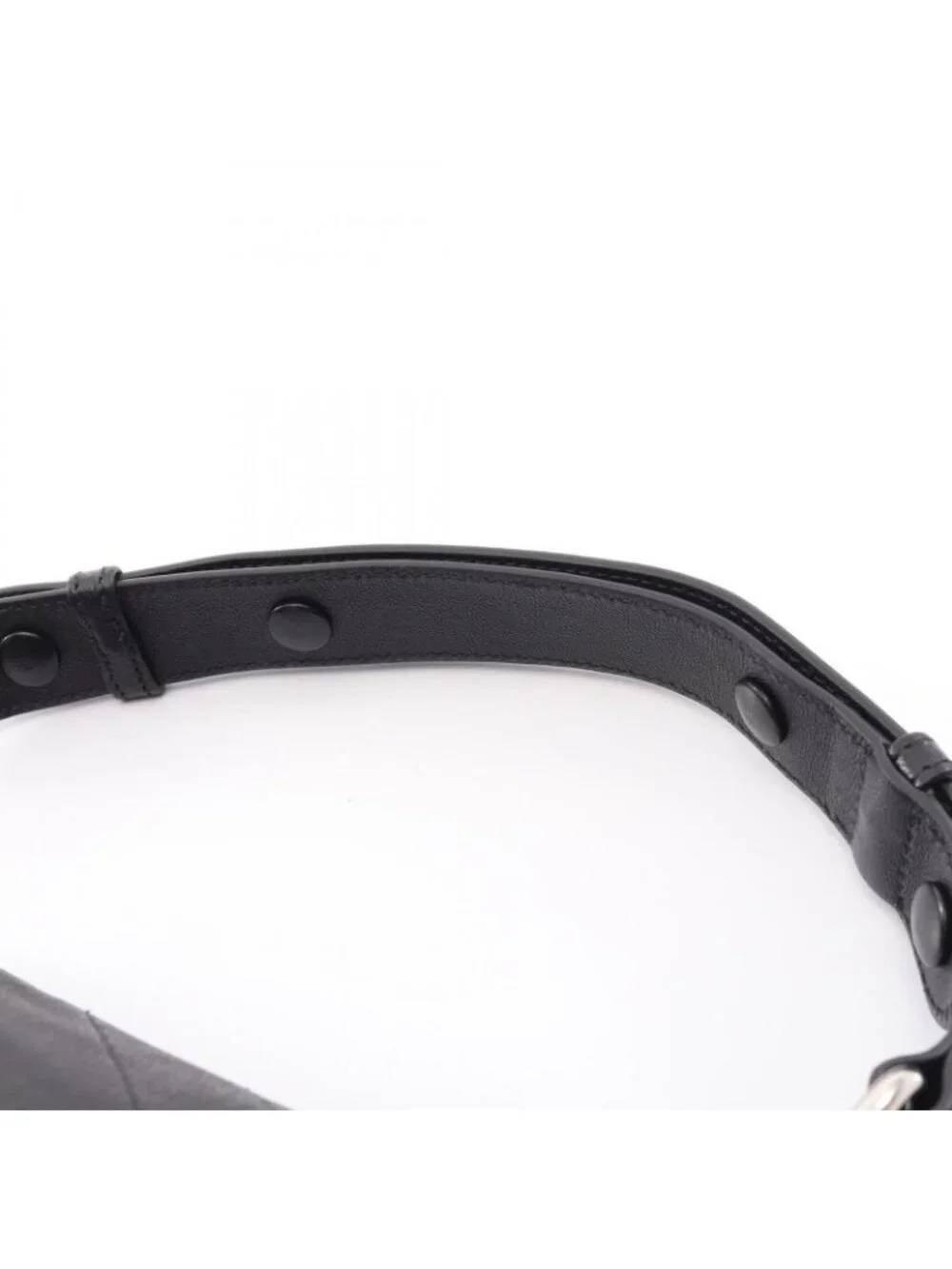 Gucci Shoulder Bag Blanc Di Black Leather Di Mini